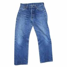 Levi's リーバイス 501-0003 98年製 90s 米国製 バレンシア工場 501XX 復刻 ボタン裏555 ストレート デニム パンツ 31【中古】_画像1