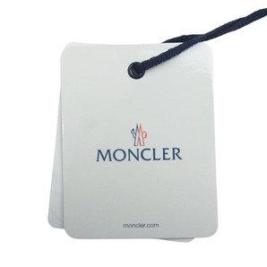 MONCLER モンクレール ロゴ バックル レザー ベルト ブラック系 44【美品】【中古】の画像5