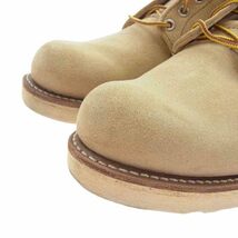 RED WING レッドウィング 6 Classic Round 6インチ クラシック ラウンドトゥ スエード ブーツ ベージュ系 9 1/2 E【中古】_画像4