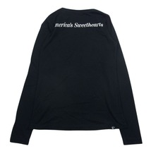 HYSTERIC GLAMOUR ヒステリックグラマー コートニーラブ ガールプリント ロング 長袖 Tシャツ ブラック系 F【中古】_画像2