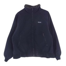 ランズエンド LANDS' END ヴィンテージ 90s ナイロン フリース ジャケット ネイビー系 M【中古】_画像1