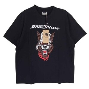 RATS ラッツ 19SS 19RT-0604 WOLF TEE ウルフ 半袖 Tシャツ ブラック系 M【新古品】【未使用】【中古】