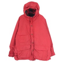 WOOLRICH ウールリッチ 70s~80s 裏地ウール チェック ナイロン マウンテン パーカ ジャケット レッド系 サイズ表記無【中古】_画像1