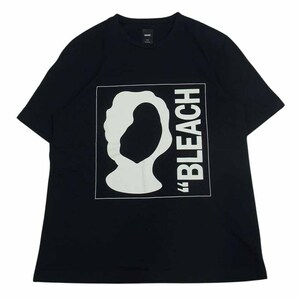 オーエーエムシー OAMC 19AW OAMP708767 BLEACH プリント 半袖 Tシャツ ブラック系 L【中古】