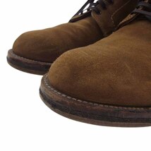 ALDEN オールデン 86040H J.Crew Plain Toe Boot ジェイクルー別注 スエード クレープソール プレーントゥ ブーツ 【中古】_画像4