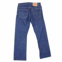 Levi's リーバイス 00s メキシコ製 517 BOOT CUT ブーツカット デニム パンツ インディゴブルー系 32【中古】_画像2