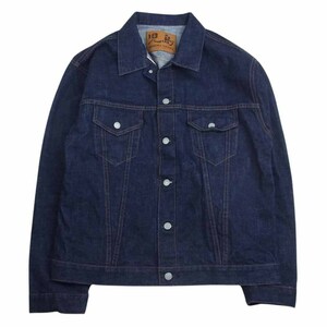 コジマ ジーンズ KOJIMA GENES 児島 15oz SELVIDGE 3rd DENIM JACKET INDIGO 15oz セルビッチ 3rd デニム ジャケット XXL【中古】