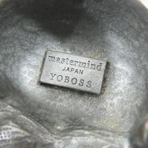 mastermind JAPAN マスターマインドジャパン × YO BOSS スカル バックル レザー ベルト ブラック系【中古】_画像7