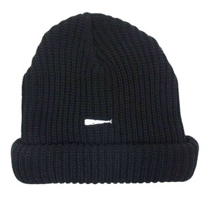 DESCENDANT ディセンダント 222MADS-HT02 DAWN BEANIE ニット キャップ ビーニー ブラック系【美品】【中古】