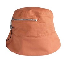 Rick Owens リックオウエンス DA01B7475-MU DRKSHDW POCKET GILLIGAN HAT ダークシャドウ ポケット ハット オレンジ系 L【中古】_画像4