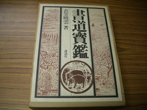 書道宝鑑　衣笠暁雲著　講談社　昭和５５年