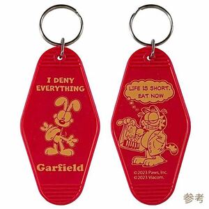 ガーフィールド GARFIELD HOTEL KEY HOLDER キーホルダー キーリング アメリカ雑貨 新品未開封 No.RE レッド