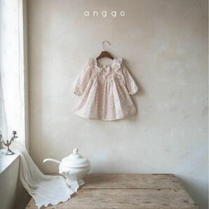 韓国子供服 anggo watercolor dress