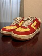 BAPE STA スニーカー エイプ　A BATHING APEのオリジナルスニーカー　27.5_画像1