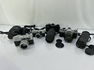 中古 フィルムカメラ Canon AE-1 AE-1p MINOLTA HI-MATIC7 OLYMPUS-PEN EED レンズ付き