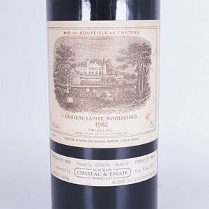 ★シャトー ラフィット ロートシルト 1982年 赤 ※ 750ml ポイヤック ★五大シャトー Chateau LAFITE-ROTHSCHILD TC03053