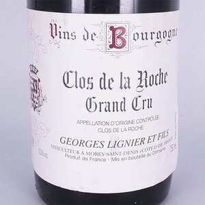 1円～★ジョルジュ リニエ クロ ド ラ ロッシュ グランクリュ 2004年 赤 ※ 750ml 13.5% Georges Lignier TC17034