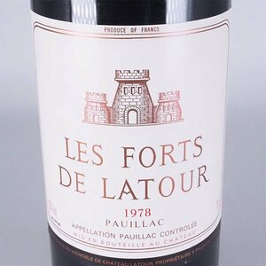 ★レ フォール ド ラトゥール 1978年 赤 750ml 14%未満 ポイヤック ★五大シャトー セカンド Les Forts de Latour TC17065