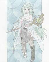 手描きイラスト　【オリジナル・氷冷の獣人】_画像2