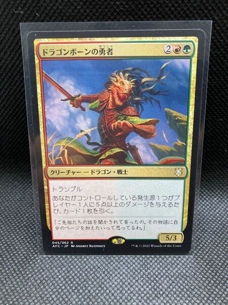 MTG 日本語　ドラゴンボーンの勇者