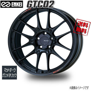 ENKEI エンケイ GTC02 マットダークガンメタリック 17インチ 5H100 8J+42 1本 75 業販4本購入で送料無料