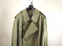 美品　BURBERRY (バーバリー)　イギリス製　トレンチコート　メンズ52(L)_画像2