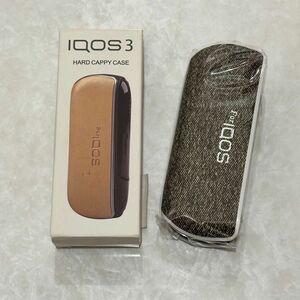 iQOS3 アイコス レザーケース カバー 新品 ブラック グレー ダークグレー 電子タバコ 喫煙具