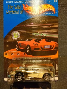 2001　WILD WEEKEND EAST COAST Convention　シボレー　コルベット　クロームシルバー　激レア品　入手困難　ホットウィール