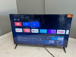 YI030118 2024年☆高年式 液晶テレビ TCL 32S5400 32V型 リモコン付 Google TV搭載、FHDスマートTV フルハイビジョン 直接引き取り歓迎