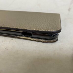 YI030193 スマホケース iPhone8 手帳型レザーケース ボナベンチュラ BOTD8-GG(グレージュ) diary case 直接引き取り歓迎の画像6