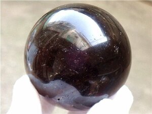 AAA級【魔除け】天然モリオン黒水晶丸玉178C1-45C46Z