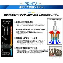 ダイハツ ウェイク (LA700S/710S 後期) 対応 LED MONSTER L8400 フォグランプキット 8400lm ホワイト 6300K H16 H8/H11/H16共通 15-A-1_画像9