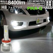 トヨタ クラウンアスリート (200系 後期) 対応 LED MONSTER L8400 フォグランプキット 8400lm ホワイト 6300K H8 H8/H11/H16共通 15-A-1_画像1