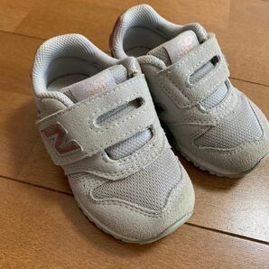 new balance ニューバランス　373 スニーカー　グレー/ピンク　13cm　　