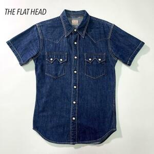 THE FLAT HEAD フラットヘッド デニムウエスタンシャツ 36サイズ