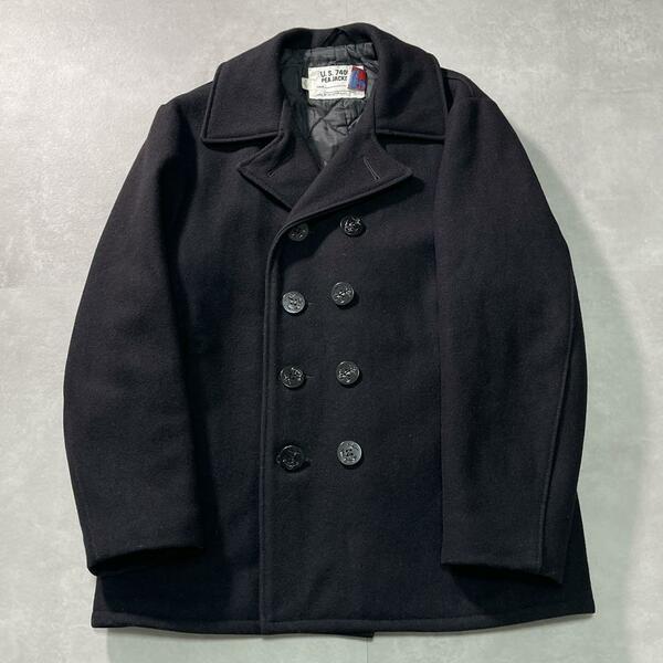 ショット PEA JACKET U.S740N USA製 ブラック 40サイズ