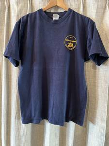 Langlitz Leathers ラングリッツレザー Tシャツ M 紺色 USA製