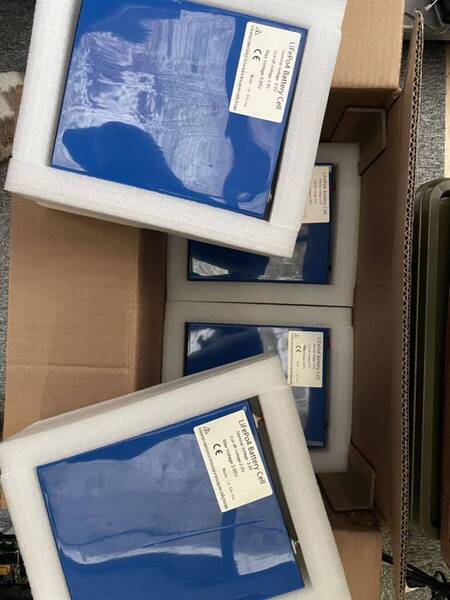 ★LiFePo4 バッテリーセル 320AH 4個セット 12v仕様★新品未使用 開封のみ★実使用容量283AH検査済み★PWOD Aクラス