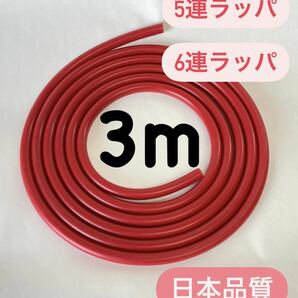 赤エアーホース　赤ホース　ミュージックホーン　佐田ビルダーズ　5連　6連　ホーン　3m エアホース　ラッパ