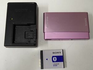 コンパクトデジタルカメラ ソニー Cyber-shot DSC-T77 ピンク