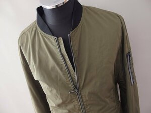 ザラ★ボンバージャケット★ジップアップブルゾン★MA-1★フライトジャケット★裏面メッシュ★L(USAサイズ)★ZARA