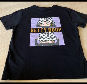 BETTY BOOP 半袖Tシャツ　レディース　ブラック