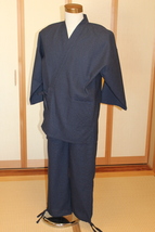 新品 特選 高級 刺子織男性用作務衣 LLサイズ　送料無料 NO.3_画像2