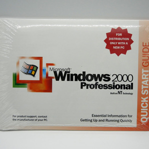 ◆未使用品◆Microsoft Windows 2000 Professional SP1 英語OEM版の画像1