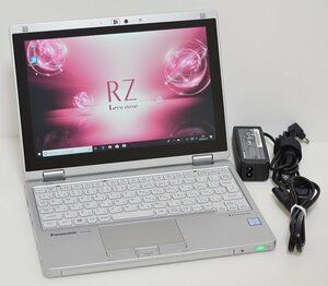 ★CF-RZ6RFDVS Core i5-7Y57/10.1型TFT4GB/SSD128GB/LTE対応/無線LAN/カメラ/Windows 10Pro★1円〜