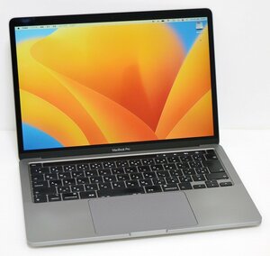 ★MacBook Pro 13-inch Core i5(1.4GHz)8GB/SSD256GB/Two Thunderbolt/Ventura/2020★タッチバー不良1円～