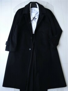 美品【上質・高級感カシミヤ１００％ 大人の男性に 品よく羽織れる素敵な上質カシミヤロングコート 】