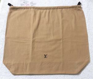ルイヴィトン「 LOUIS VUITTON 」バッグ保存袋 旧旧型(3731）正規品 付属品 内袋 布袋 巾着袋 (平置き幅57) 底幅42×50×16cm マチあり