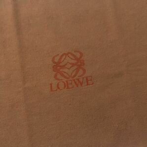 ロエベ「LOEWE」バッグ保存袋 旧型 ヴィンテージ (3720) 正規品 付属品 内袋 布袋 巾着袋 布製 ブラウン 48×35cm の画像3