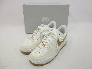 NIKE / ナイキ AIR FORCE1 07 315115-109 レディース サイズ : 23.5cm スニーカー 白×ゴールド